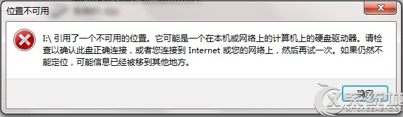 Win7打開文件提示“引用了一個不可用的位置”的應對措施 三聯