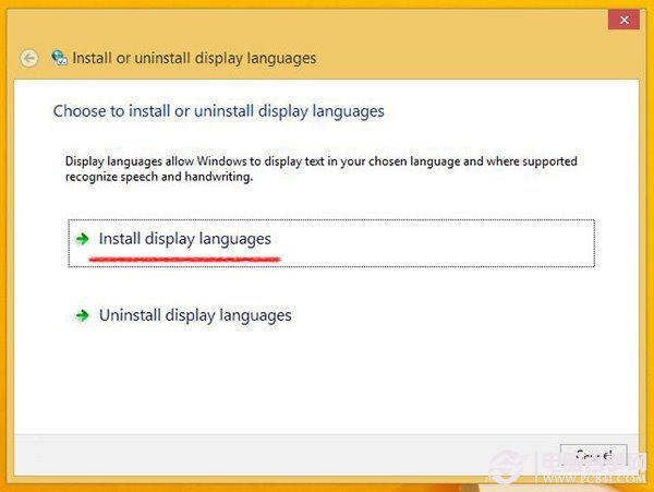 Win8.1 Update如何安裝簡體中文語言包