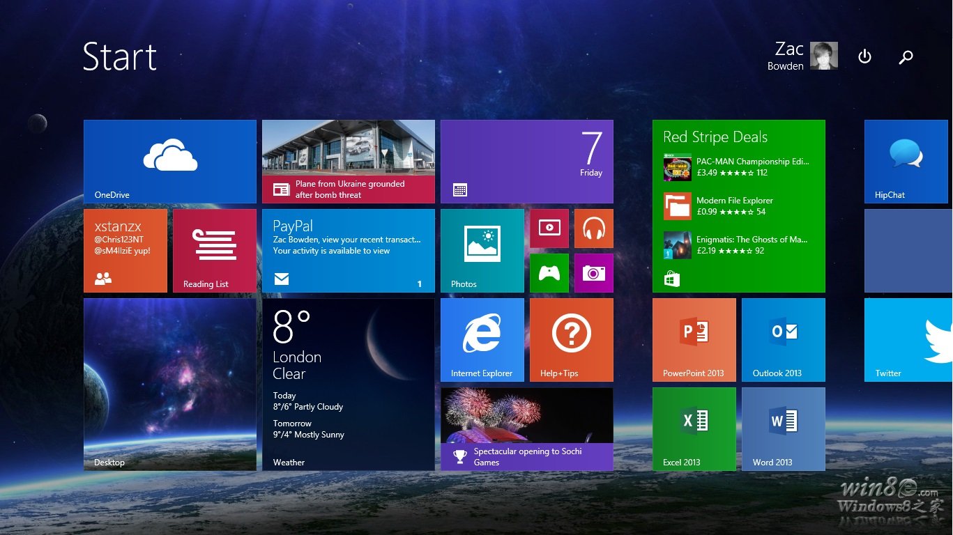 Windows 8.1 Update 1上手 三聯