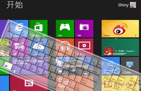 鍵盤也能輕松玩轉Win8新界面 三聯