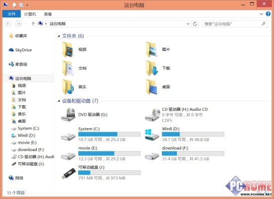 如何將U盤與Win8.1設備和驅動器分開顯示 三聯