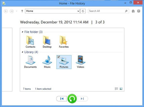 Win8 File History再不擔心數據丟失 三聯