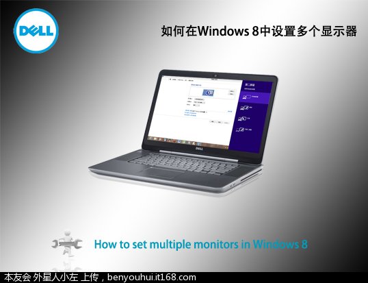 如何在Windows 8中設置多個顯示器 三聯