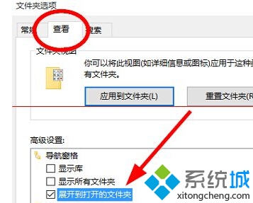 win10系統中顯示樹形目錄文件夾方法二步驟3