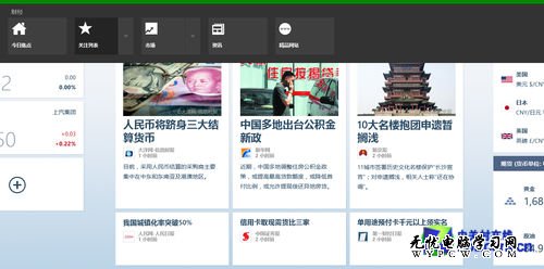 Win8實用技巧之通知管理與財經應用