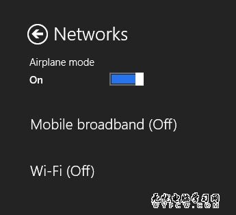 Win8系統飛行模式輕松關閉所有無線網絡