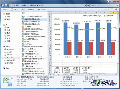 教你在Win7中不打開文檔快速查看內容