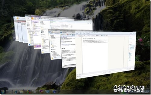 Win7炫特技:用Aero Flip 3D查看文件