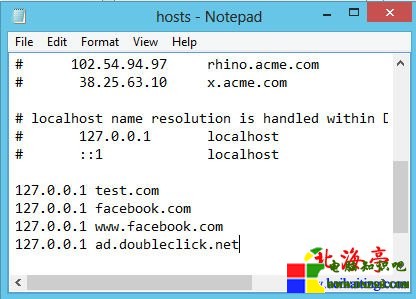 Windows8hosts文件