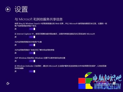 Win8.1安裝圖解教程(超詳細)---服務共享設置界面