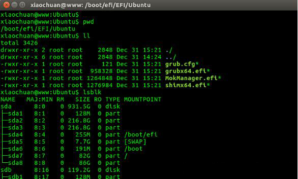 UEFI下誤刪Ubuntu的Grub引導怎麼恢復？