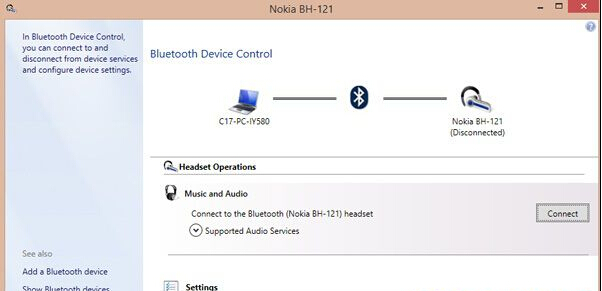 Win8.1系統藍牙耳機無法自動連接的解決方法