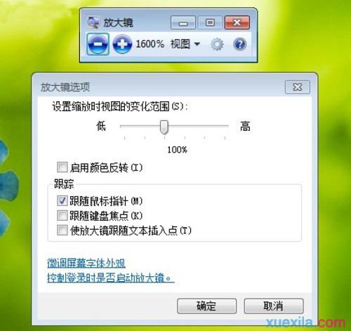 win7放大鏡工具如何使用(3)